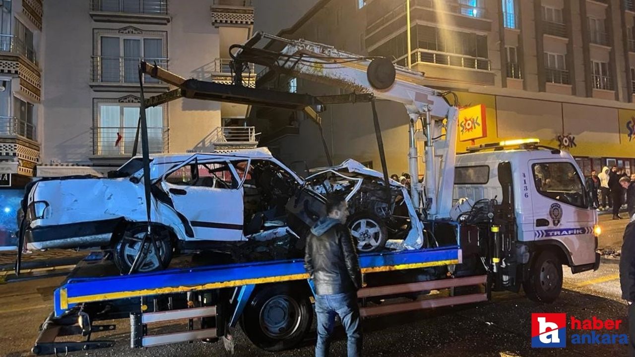 Ankara'da trafik kazası sonucu 5 kişi yaralandı