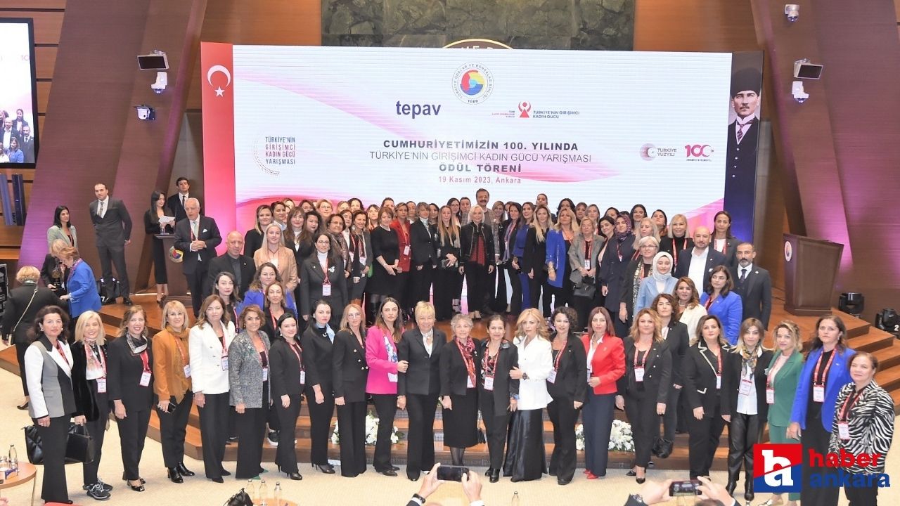 TOBB'un Girişimci Kadın Gücü Yarışması “2023 yıldızlarını” ödüllendirdi