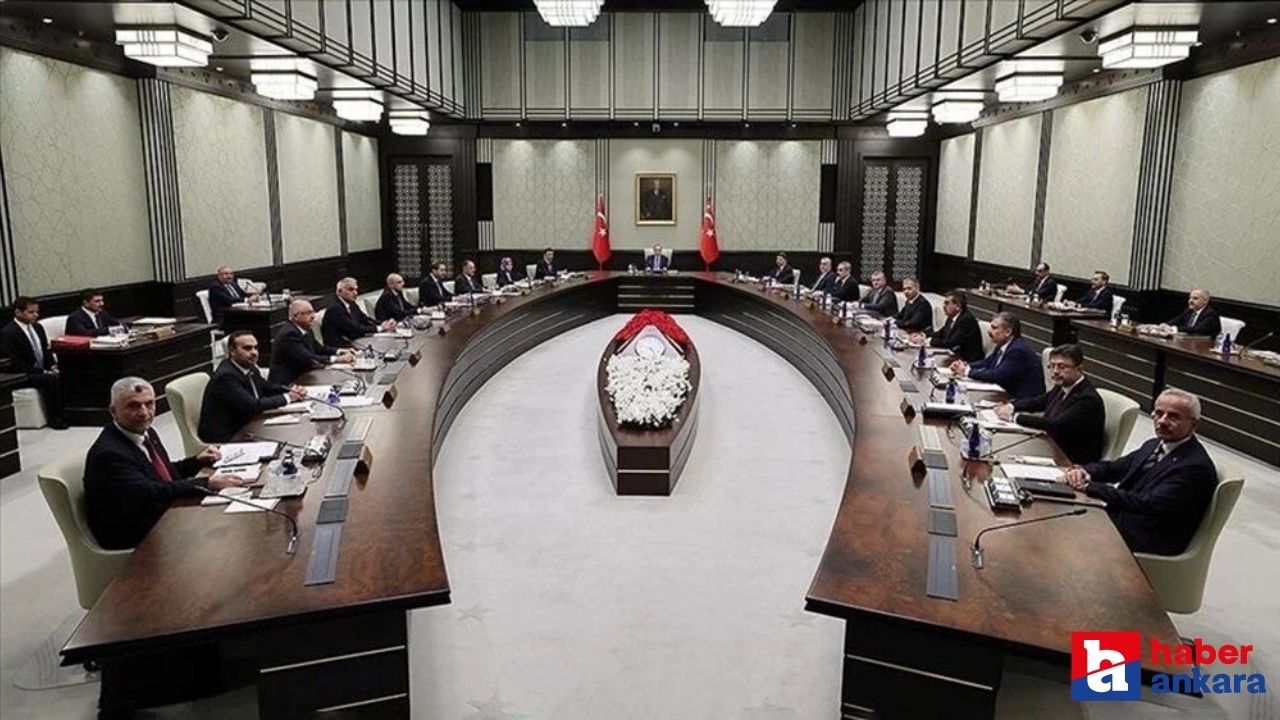 Cumhurbaşkanlığı kabine toplantısı ne zaman, saat kaçta yapılacak?