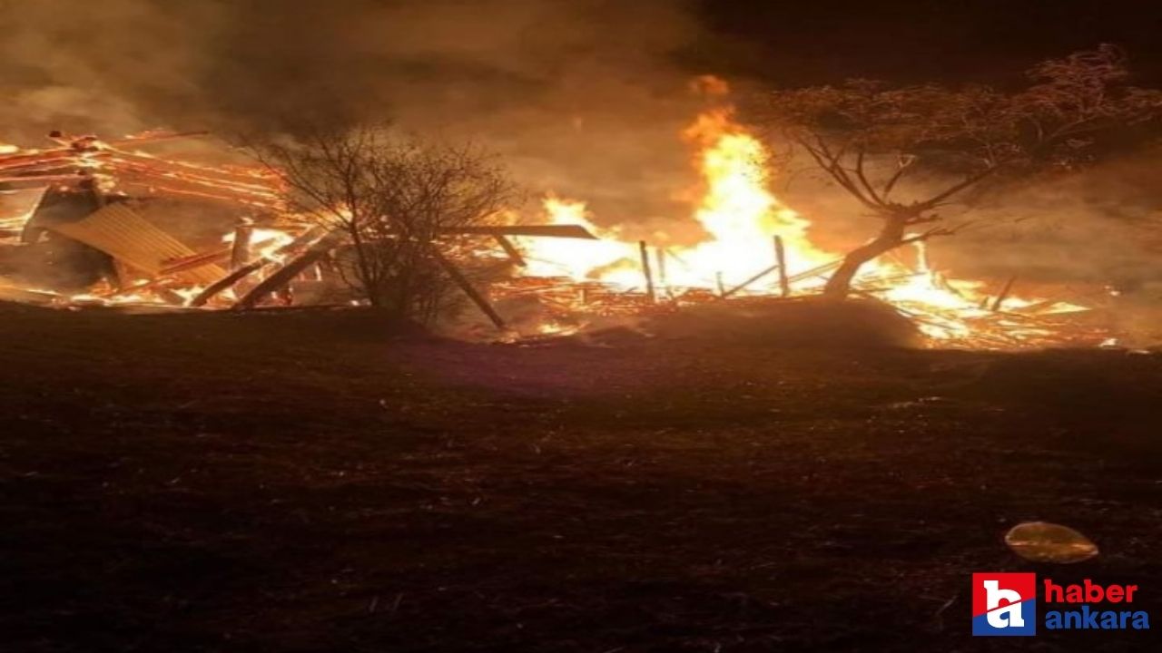 Ankara'da meydana gelen yangında 1 kişi yaralandı 2 kişi hayatını kaybetti!