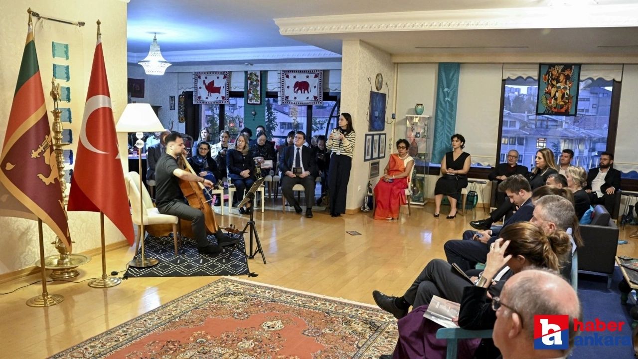 Sri Lanka'nın Ankara Büyükelçiliği'nde Cumhuriyet'in 100. yılı için konser düzenlendi!