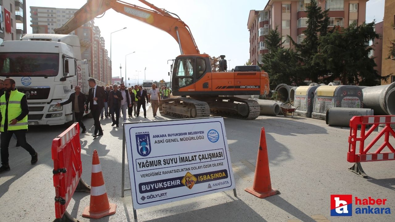ASKİ Genel Müdürlüğü Şehit Mehmet Çavuş Caddesi’ndeki sel çilesine son veriyor!